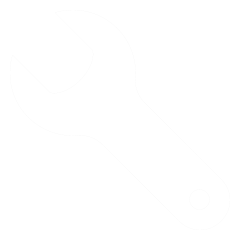 white wrench icon